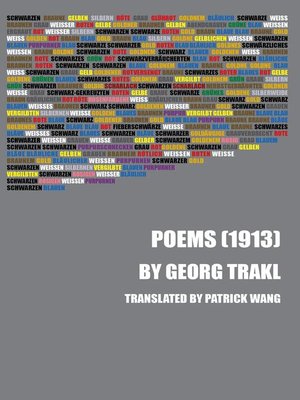 cover image of Poems (1913)